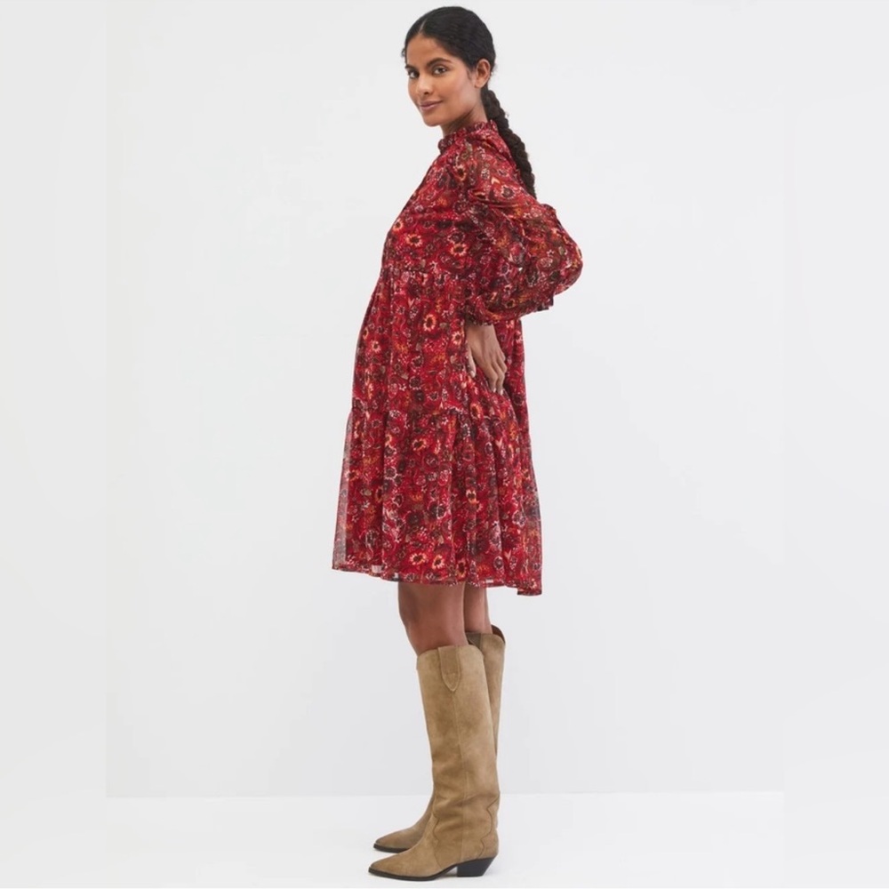 Motherhood floral mini dress